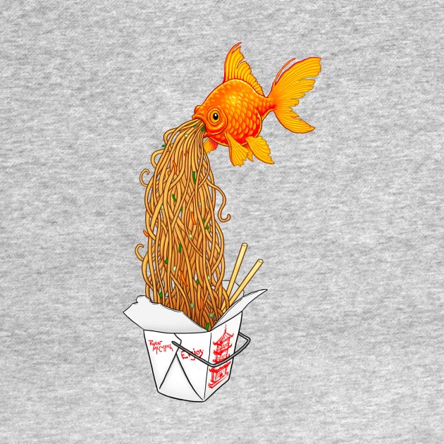 Chow Mein Goldfish by CritterArt